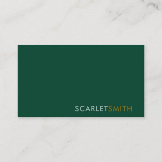 モダンシンプルエレガントミニマル 名刺 (正面)