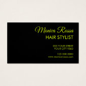 モダンシンプルエレガントロイヤリティカード (裏面)