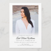 モダンシンプルエレガント写真葬 プログラム (正面)