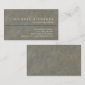 モダンシンプルエレガント平石壁 名刺 (正面/裏面)