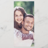 モダンシンプルエレガント結婚スクリプト メニュー (裏面)