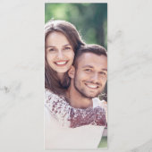 モダンシンプルエレガント結婚スクリプト メニュー (裏面)