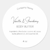 モダンシンプルエレガント美しい産業 ラウンドシール (正面)