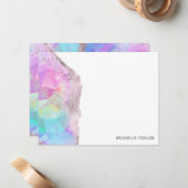 モダンシンプルエレガント自筆証書 ノートカード (正面/裏面インサイチュ)