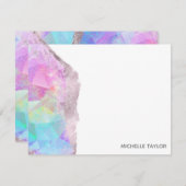 モダンシンプルエレガント自筆証書 ノートカード (正面/裏面)