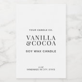 モダンシンプルエレガント フードラベル (シングルラベル)