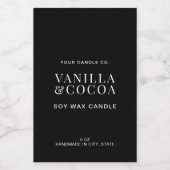 モダンシンプルエレガント フードラベル (シングルラベル)