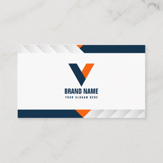 モダンシンプルエレガント 名刺 (裏面)