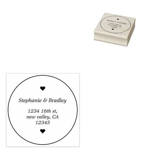 モダンシンプルエレガントScript結婚 Newlywed ラバースタンプ (押印)