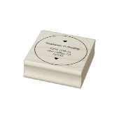 モダンシンプルエレガントScript結婚 Newlywed ラバースタンプ (スタンプ)