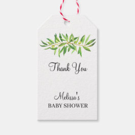 モダンシンプルオリーブブランチsage感謝してい green you ギフトタグ