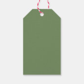 モダンシンプルオリーブブランチsage感謝してい green  you ギフトタグ (裏面)