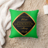 モダンシンプルカスタマイズ金ゴールド緑 クッション (ブランケット)