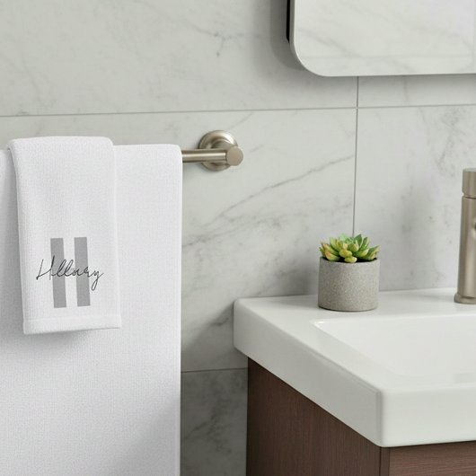モダンシンプルカスタムパーソナライズされた ハンドタオル