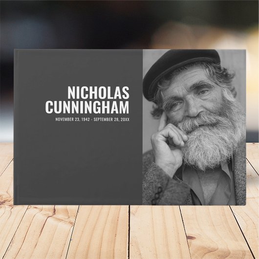 モダンシンプルカスタム写真記念 ゲストブック