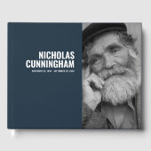 モダンシンプルカスタム写真記念 ゲストブック (正面)