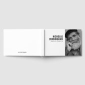 モダンシンプルカスタム写真記念 ゲストブック (全面)