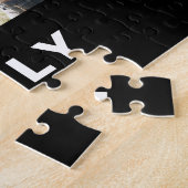 モダンシンプルカスタム6写真コラージュ ジグソーパズル (側面)