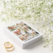 モダンシンプルカスタム6写真コラージュ トランプ (インサイチュ (ウェディング))