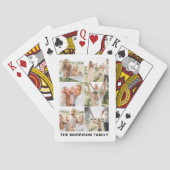 モダンシンプルカスタム6写真コラージュ トランプ (裏面)