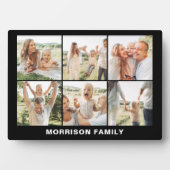 モダンシンプルカスタム6写真コラージュ フォトプラーク (正面)