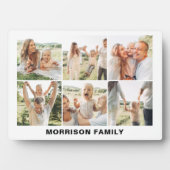 モダンシンプルカスタム6写真コラージュ フォトプラーク (正面)