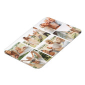 モダンシンプルカスタム6写真コラージュ マグネット (左側)