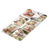 モダンシンプルカスタム6写真コラージュ マグネット (左側)