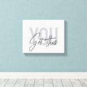 モダンシンプルカッコいいタイポグラフィこ得こ キャンバスプリント (インサイチュ (ウッドフロア))