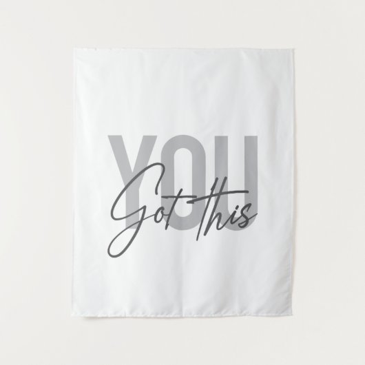 モダンシンプルカッコいいタイポグラフィこ得こ タペストリー (正面)