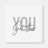 モダンシンプルカッコいいタイポグラフィこ得こ マグネット (正面)