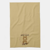 モダンシンプルカフェ喫茶店 キッチンタオル (縦)