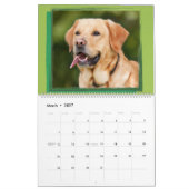 モダンシンプルカラフル家族の写真 カレンダー (3月 2027)