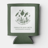 モダンシンプルキャンピングウィークエンドバチェロレッテ 缶クーラー (正面)