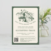 モダンシンプルキャンピング ブライズウィークエンド 招待状 (スタンド正面)