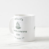 モダンシンプルキャンプ女子会 コーヒーマグカップ (正面左)