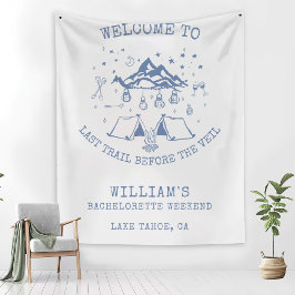 モダンシンプルキャンプ女子会 フリースブランケット