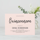 モダンシンプルキンセアニェラ誕生日 招待状 (スタンド正面)