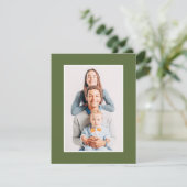 モダンシンプルクリスマスカスタム写真 シーズンカード (スタンド正面)