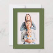 モダンシンプルクリスマスカスタム写真 シーズンカード (正面)