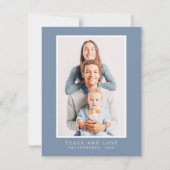 モダンシンプルクリスマスカスタム写真 シーズンカード (正面)