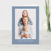 モダンシンプルクリスマスカスタム写真 シーズンカード (正面)