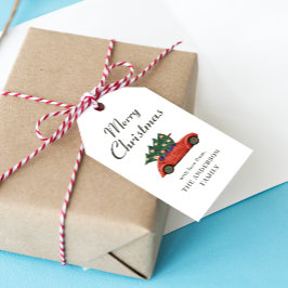 モダンシンプルクリスマス ギフトタグ