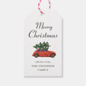 モダンシンプルクリスマス ギフトタグ (正面)