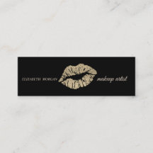 モダンシンプルグリッターの唇、メイクアップアーティスト