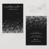 モダンシンプルグリッタージュエリー 名刺 (正面/裏面)