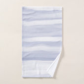 モダンシンプルグレイストライプ バスタオルセット (ハンドタオル)