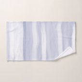 モダンシンプルグレイストライプ バスタオルセット (ハンドタオル)
