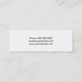 モダンシンプルグレーストーンズ建築 スキニー名刺 (裏面)