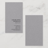 モダンシンプルグレートレンディーミニマリストプレーン 名刺 (正面/裏面)